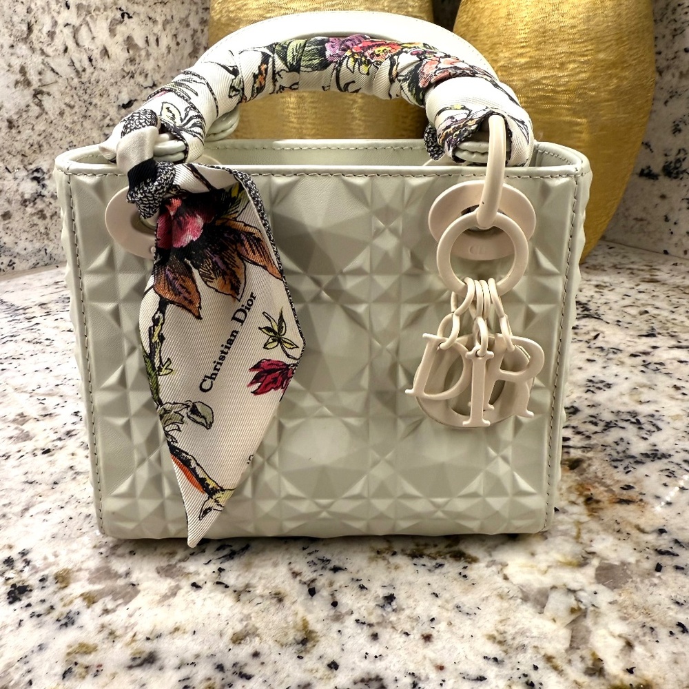 DIOR Lady Dior Mini Latte